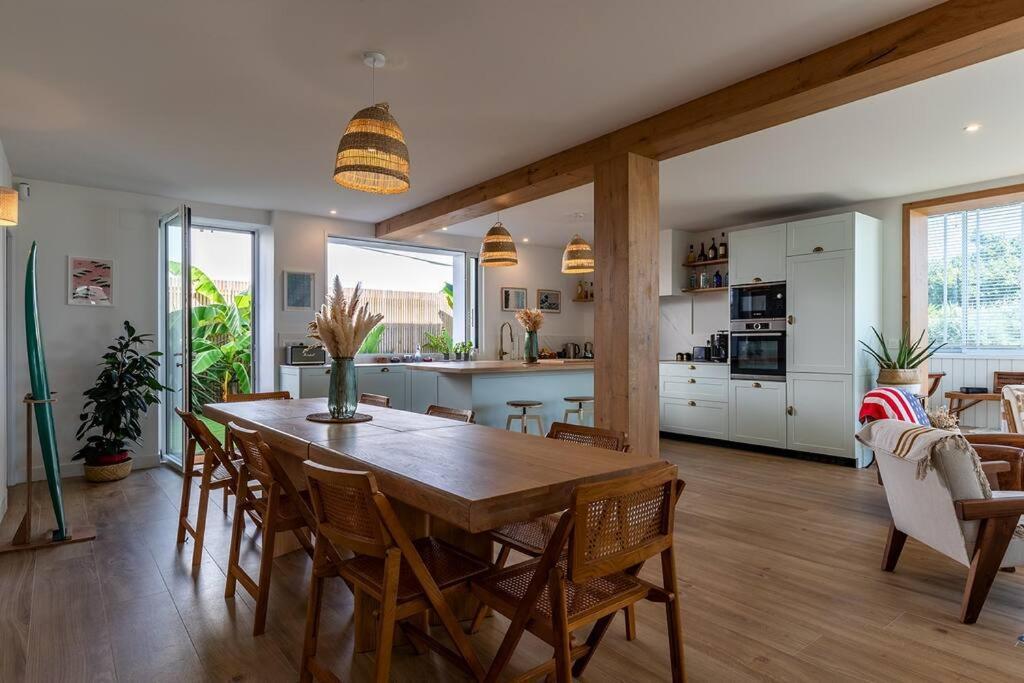 Beautiful Beach House In Front Of The Ocean Biarritz Exteriör bild