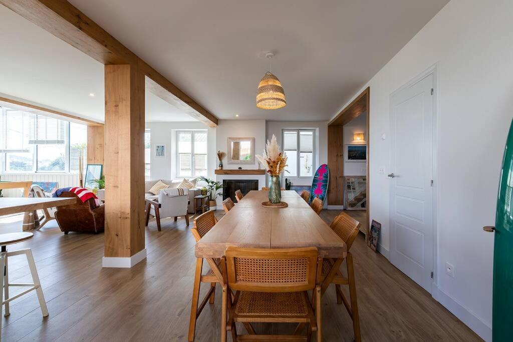 Beautiful Beach House In Front Of The Ocean Biarritz Exteriör bild