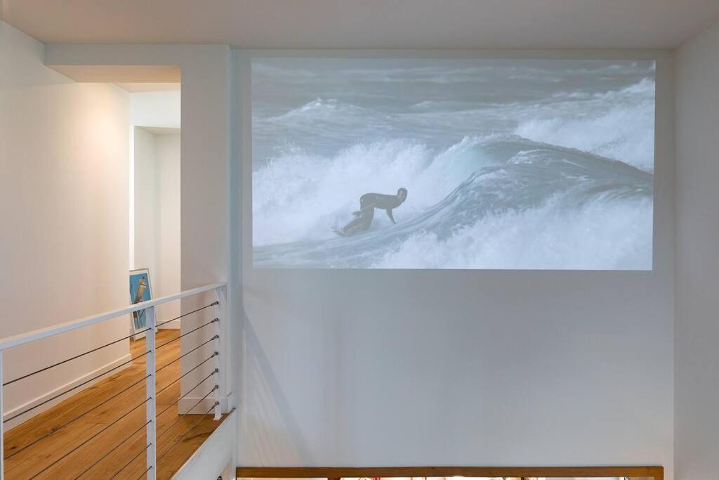Beautiful Beach House In Front Of The Ocean Biarritz Exteriör bild