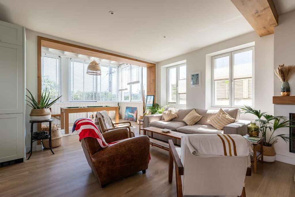 Beautiful Beach House In Front Of The Ocean Biarritz Exteriör bild