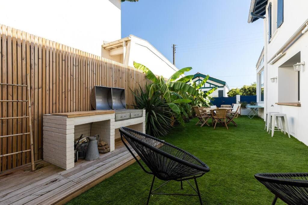 Beautiful Beach House In Front Of The Ocean Biarritz Exteriör bild